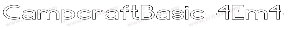 CampcraftBasic-4Em4字体转换