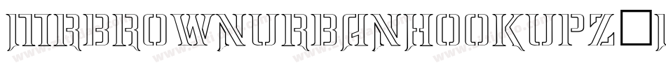 MrBrownUrbanHookUpz-M41e字体转换 MrBrownUrbanHookUpz-M41e字体转换