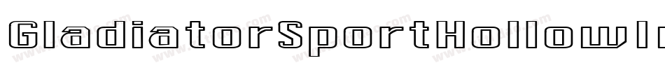 GladiatorSportHollowInverse-D46E字体转换