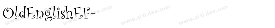 OldEnglishEF字体转换