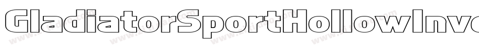 GladiatorSportHollowInverse-D46E字体转换