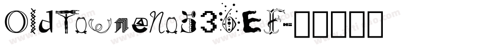 OldTowneNo536EF字体转换