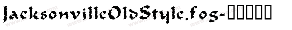 JacksonvilleOldStyle.fog字体转换