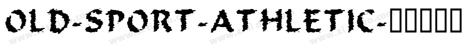 OLD-SPORT-ATHLETIC字体转换