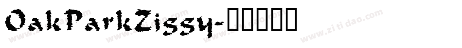 OakParkZiggy字体转换