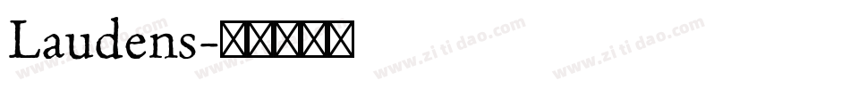Laudens字体转换