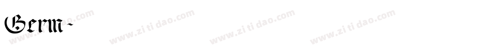 Germ字体转换