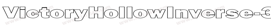 VictoryHollowInverse-3zad6字体转换