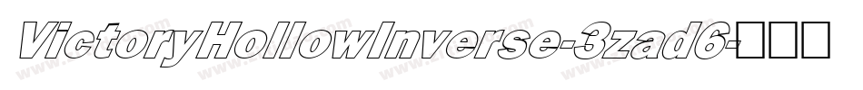 VictoryHollowInverse-3zad6字体转换