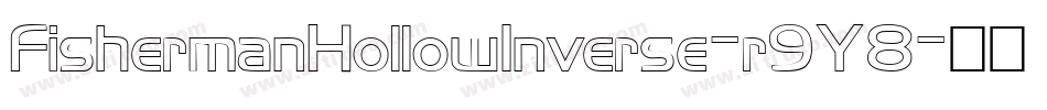FishermanHollowInverse-r9Y8字体转换