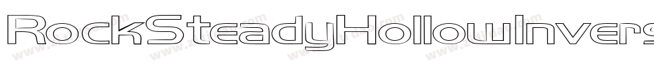 RockSteadyHollowInverse-ZVVP8字体转换