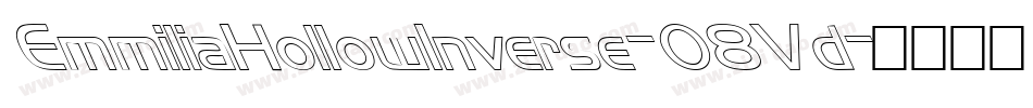 EmmiliaHollowInverse-O8Vd字体转换