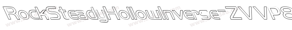 RockSteadyHollowInverse-ZVVP8字体转换