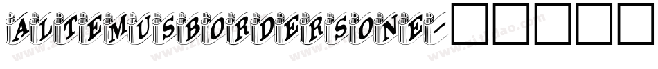 AltemusBordersOne字体转换