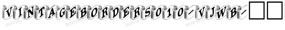 VintageBorders010-VJWB字体转换