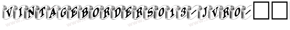 VintageBorders013-jvR0字体转换
