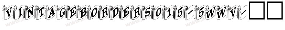 VintageBorders015-5wWV字体转换