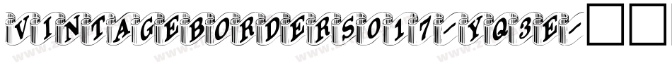 VintageBorders017-yq3e字体转换