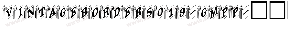VintageBorders019-gMpp字体转换