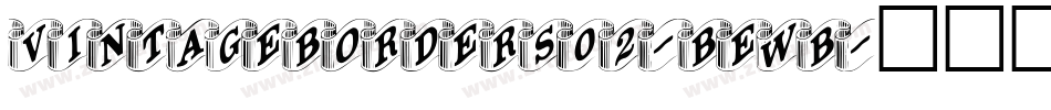 VintageBorders02-BeWB字体转换