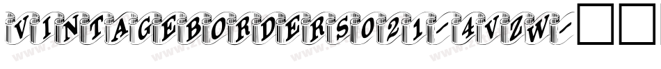 VintageBorders021-4vZW字体转换