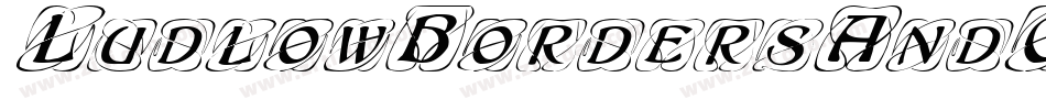 LudlowBordersAndOrnaments-w11B9字体转换