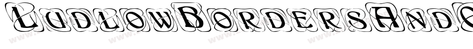 LudlowBordersAndOrnaments-w11B9字体转换