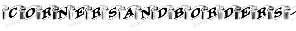 CornersAndBorders-7XeE字体转换