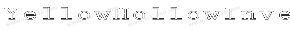 YellowHollowInverse-2O1Vo字体转换