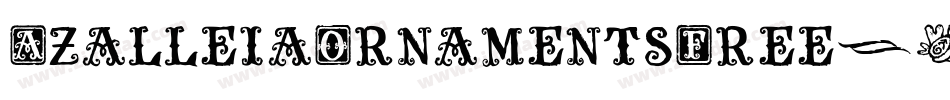 AzalleiaOrnamentsFree-3mq3字体转换