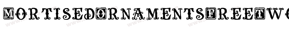 MortisedOrnamentsFreeTwo-gvBY字体转换