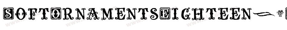 SoftOrnamentsEighteen-5Erv字体转换 SoftOrnamentsEighteen-5Erv字体转换