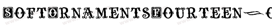 SoftOrnamentsFourteen-ojO4字体转换 SoftOrnamentsFourteen-ojO4字体转换