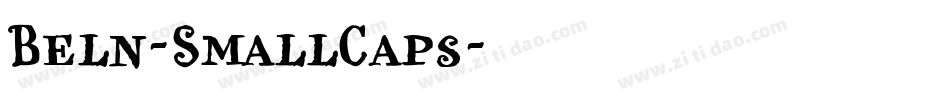 Beln-SmallCaps字体转换
