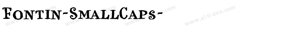 Fontin-SmallCaps字体转换