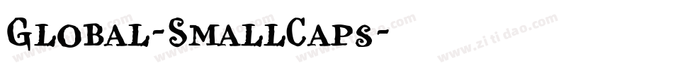 Global-SmallCaps字体转换
