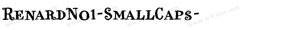 RenardNo1-SmallCaps字体转换