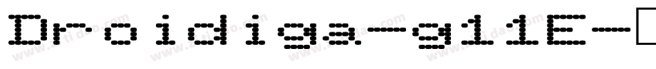 Droidiga-g11E字体转换