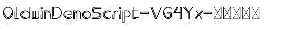 OldwinDemoScript-VG4Yx字体转换