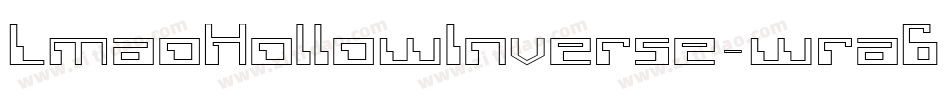 LmaoHollowInverse-wra6字体转换 LmaoHollowInverse-wra6字体转换