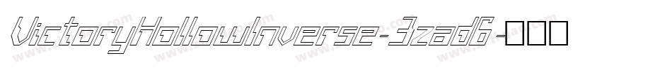 VictoryHollowInverse-3zad6字体转换