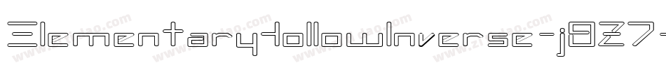 ElementaryHollowInverse-j8Z7字体转换 ElementaryHollowInverse-j8Z7字体转换