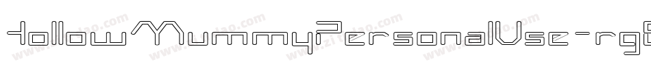 HollowMummyPersonalUse-rg8m7字体转换