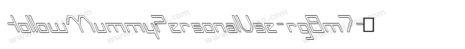 HollowMummyPersonalUse-rg8m7字体转换