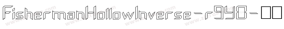 FishermanHollowInverse-r9Y8字体转换