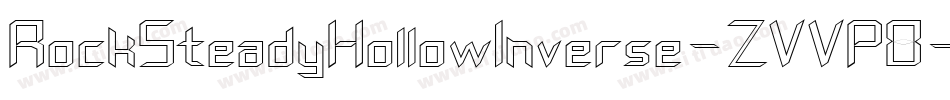 RockSteadyHollowInverse-ZVVP8字体转换