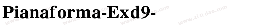 Pianaforma-Exd9字体转换