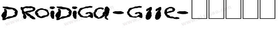 Droidiga-g11E字体转换