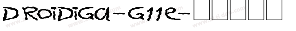 Droidiga-g11E字体转换