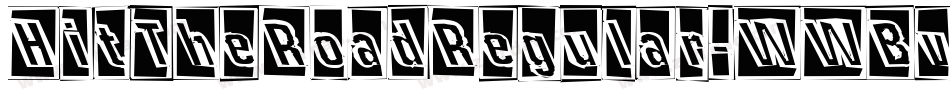 HitTheRoadRegular-WWBv字体转换